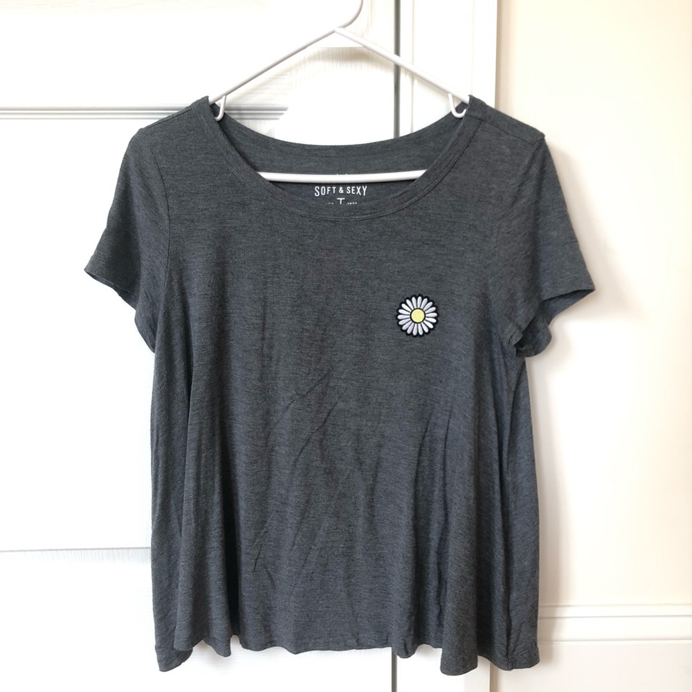 Soft and Sexy AEO Grey Shirt